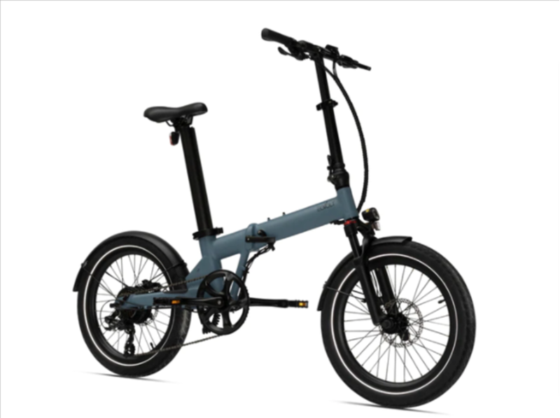 Eovolt Afternoon 20 Suspension Folding E Bike in Ocean Blue 